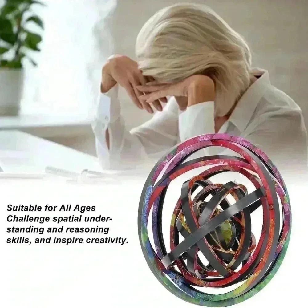 3D Rotation Fidget Flip Puzzle Toys Rotate Puzzles Sensory Toys - Picture 4 of 6